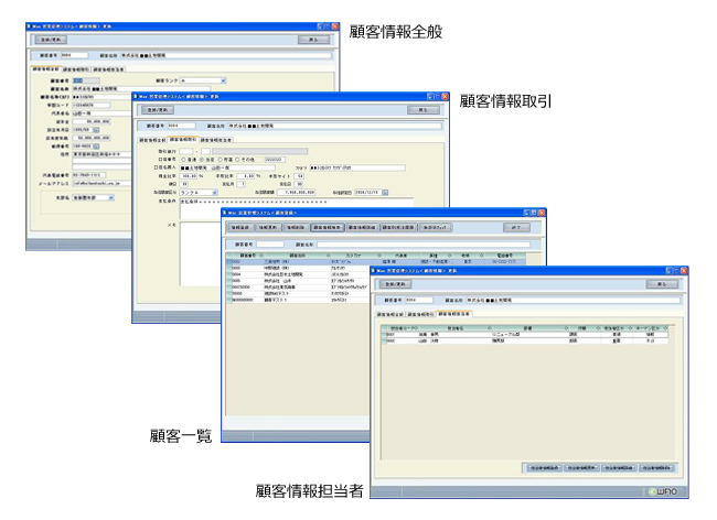 顧客情報全般